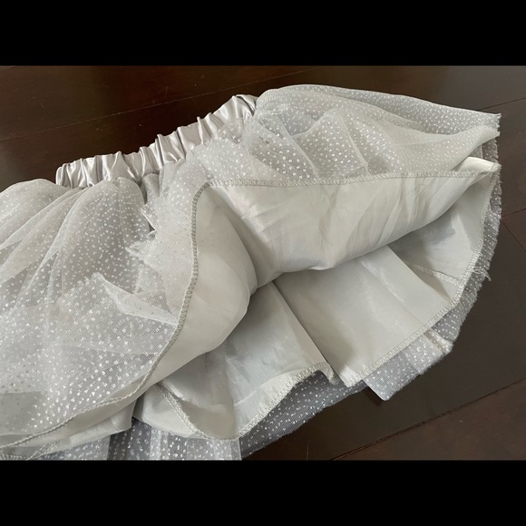 Silver glitter tutu, toddler 1-4y - Picture 4 of 4